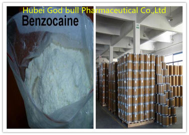China CAS 94-09-7 cristalinos brancos do pó anestésico local de Benzocain para o apaziguador de dor fornecedor